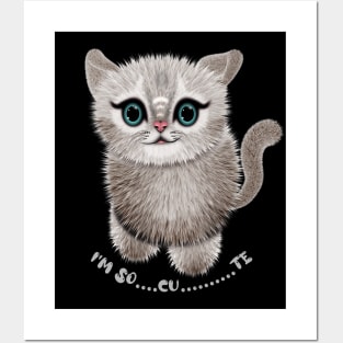 Cute Kitty Posters and Art